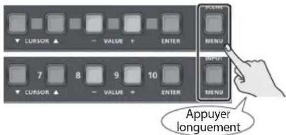 ROLAND VP-42H - Utilisation du menu - 1