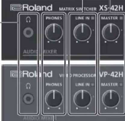 ROLAND VP-42H - Prise PHONES ( ) - 1