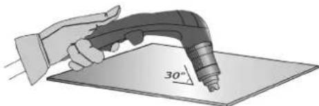 GYS Easycut K35 PFC - PERFORACIÓN DE UNA PIEZA / CORTE DESDE EL CENTRO DE UNA PIEZA - 1