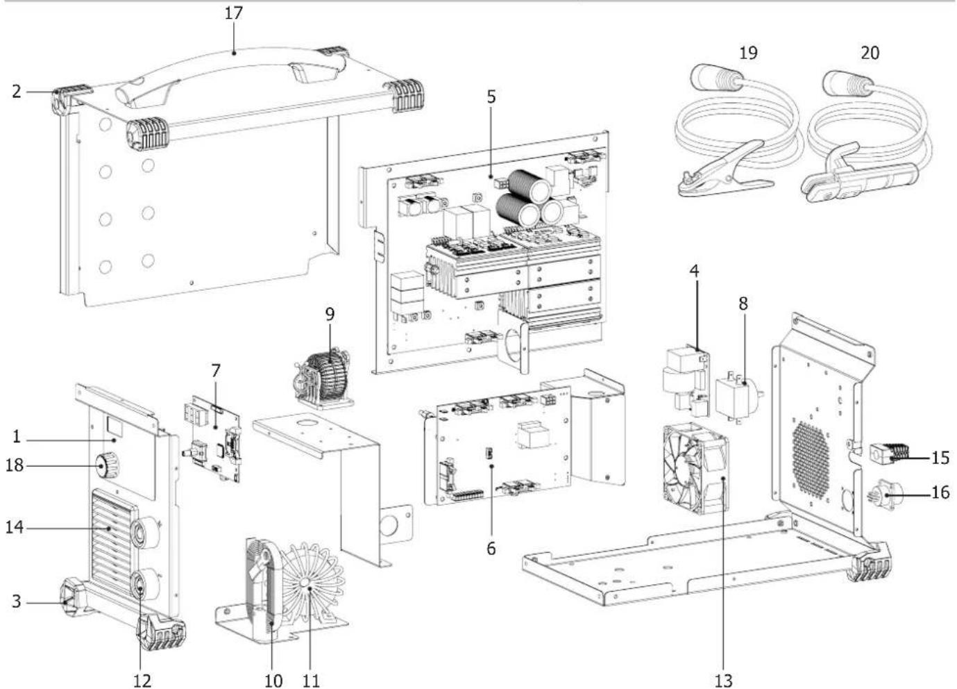 GYS PROGYS 230E FV CEL - INTERFACE HUMANE MACHINE (IHM) (FIG-2) - 5