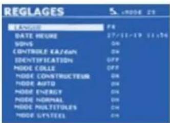 GYS Gyspot PTI Premium PRO 220V - SETTINGS MENU - 2