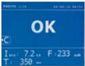 OK I: 7.2 F: 233 T: 350