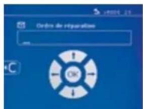 GYS Gyspot PTI Premium PRO 220V - Lista de pantallas que permiten registrar un orden de reparación: - 1