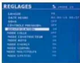 REGLAGES LANGUAGE DATE MERRY SPEED CONTROL PRECISION MOUNTED CIRCULATED MODEL CHEESE MODEL CONSTRUCTION MODEL AUTOMY MODEL ENERGY MODEL HOSPITAL MODEL MULTITOTICAL MODEL SURVEGETABLE