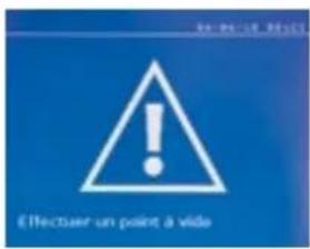 Éffectuer de Reais C'effectuer un point à vide