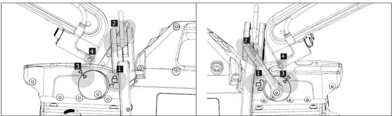 GYS Gyspot PTI Premium PRO 220V - Procedure for changing the arms : - 1