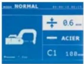 NORMAL + 0.6 _ — ACIER C1 10B