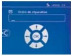 GYS Gyspot PTI Premium PRO 400V - Lista de pantallas que permiten registrar un orden de reparación: - 1