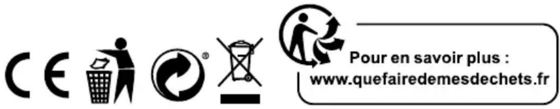 GEEMARC Wake’n’Shake JUMBO - RECOMMANDATIONS POUR LE RECYCLAGE - 1