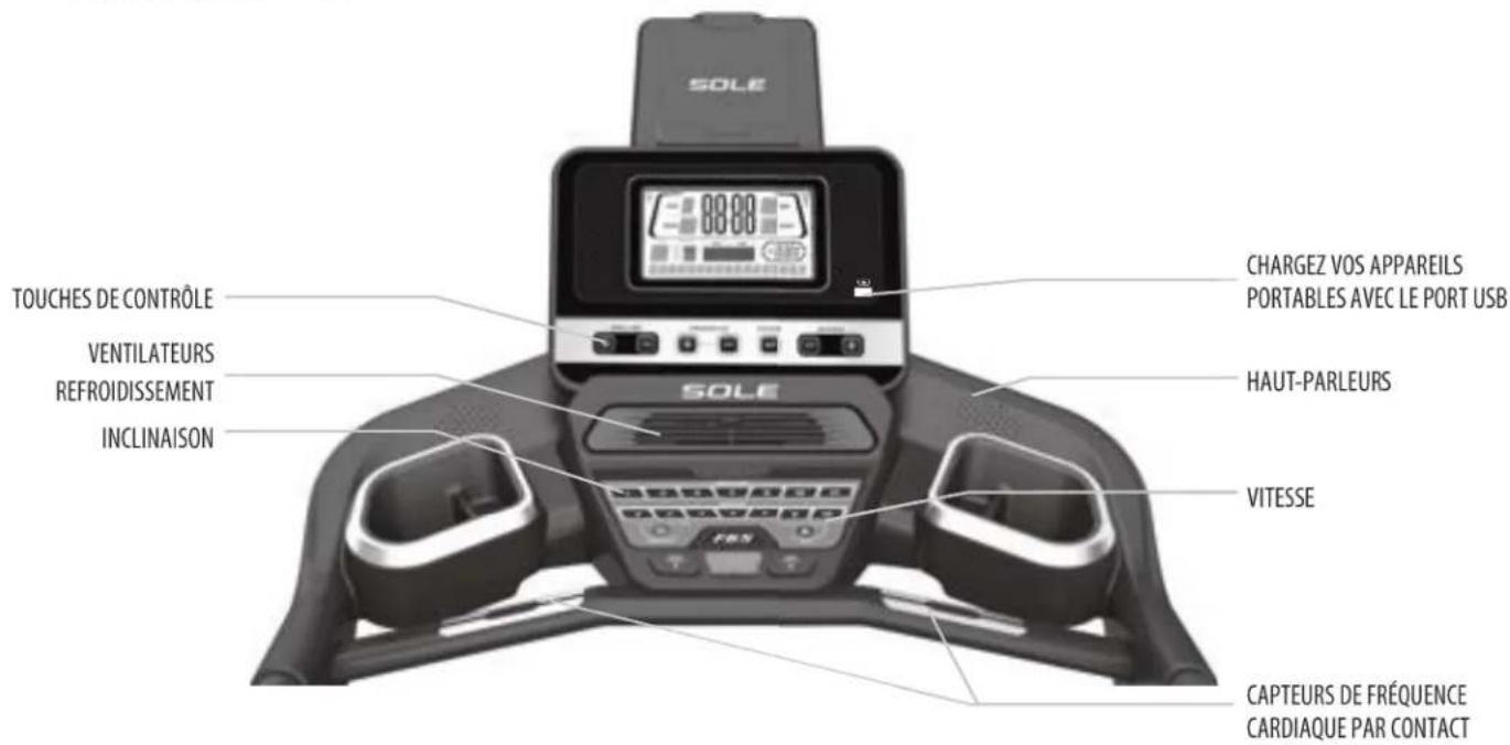 Sole Fitness F65 - FONCTIONNEMENT DE VOTRE TAPIS ROULANT - 1