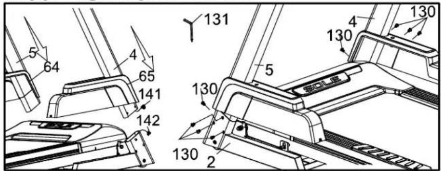 Sole Fitness F65 - ASSEMBLAGE ÉTAPE 2 - 1