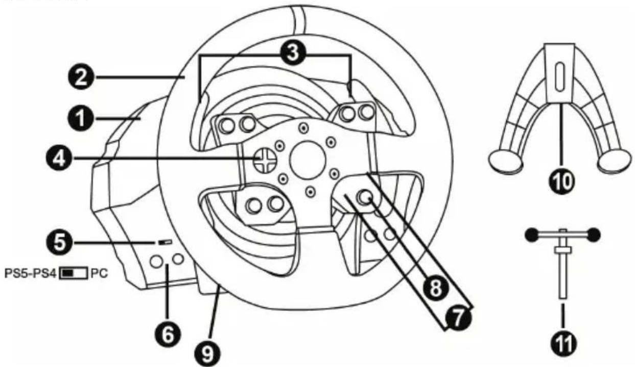 THRUSTMASTER T300RS GT Edition - 技术特性 - 1