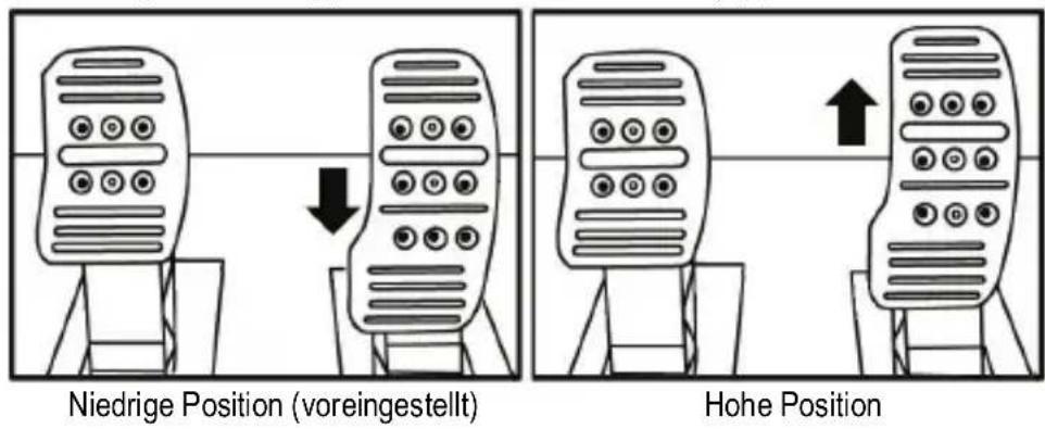 THRUSTMASTER T300RS GT Edition - Anpassen der HÖHE des Gaspedals - 1