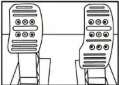 THRUSTMASTER T300RS GT Edition - Adjusting the SPACING of the three pedals - 2