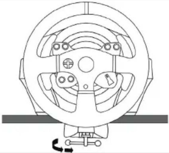 THRUSTMASTER T300RS GT Edition - Montage der Basis des Rennlenkrads in einem Cockpit - 3