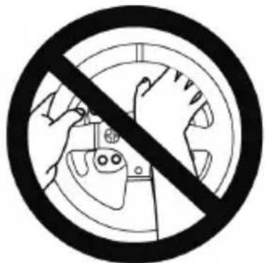 THRUSTMASTER T300RS GT Edition - Warning – Injuries due to force feedback and repeated movements (continued) - 4