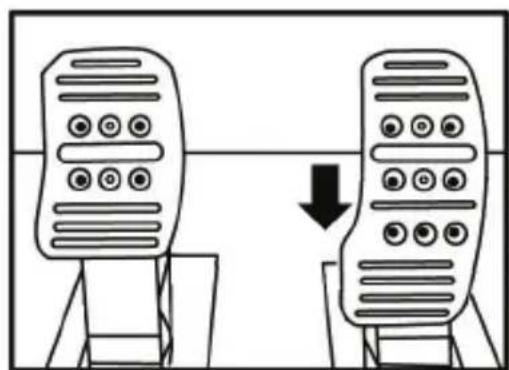 THRUSTMASTER T300RS GT Edition - Adjusting the HEIGHT of the accelerator pedal - 1