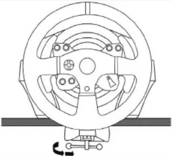 THRUSTMASTER T300RS GT Edition - Закрепление базы рулевого колеса на кокпите - 3
