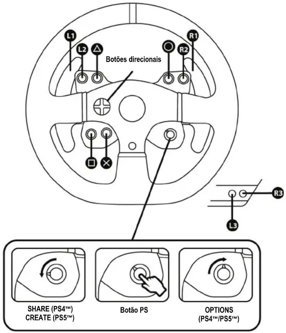 THRUSTMASTER T300RS GT Edition - Fixar a base do volante a um cockpit - 4