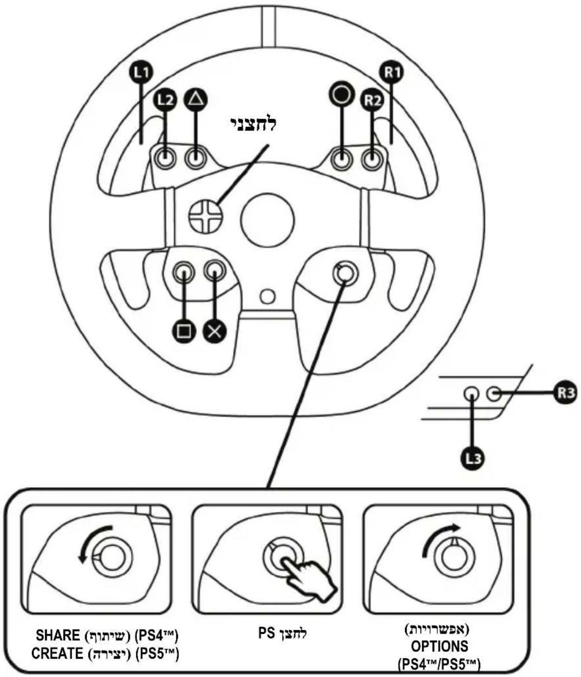 THRUSTMASTER T300RS GT Edition - בְרָהִי אַלְאָה אַלְאָה אַלְאָה אַלְאָה - 4