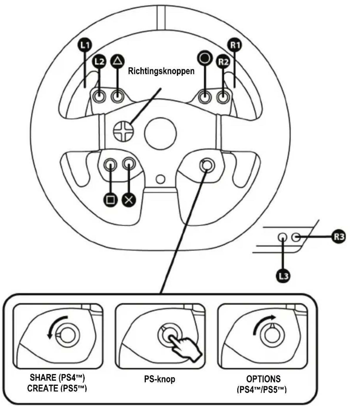 THRUSTMASTER T300RS GT Edition - De voet van het racestuur aan een cockpit bevestigen - 4