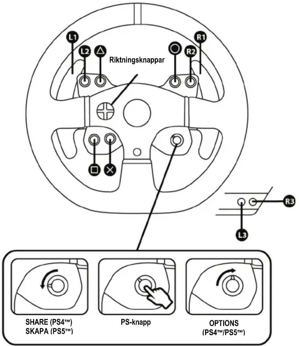 THRUSTMASTER T300RS GT Edition - Montera racingrattens bas i en cockpit - 4