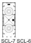 JBL SCL-5 - COLOCACIÓN DEL ALTAVOZ DERECHO E IZQUIERDO PARA INTEGRAR EN LA PARED - 2