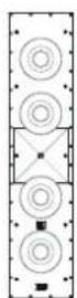 JBL SCL-5 - 入墙式扬声器 - 左右声道摆放 - 3