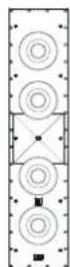JBL SCL-5 - IN-WALL SPEAKER - LEFT AND RIGHT PLACEMENT - 3