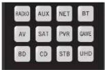 JBL Synthesis SDP-58 - Modalità dispositivo / Tasti sorgente - 1