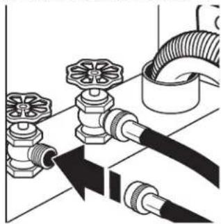 MAYTAG MAT20CSAWW - Connect Inlet Hoses to Water Faucets - 1