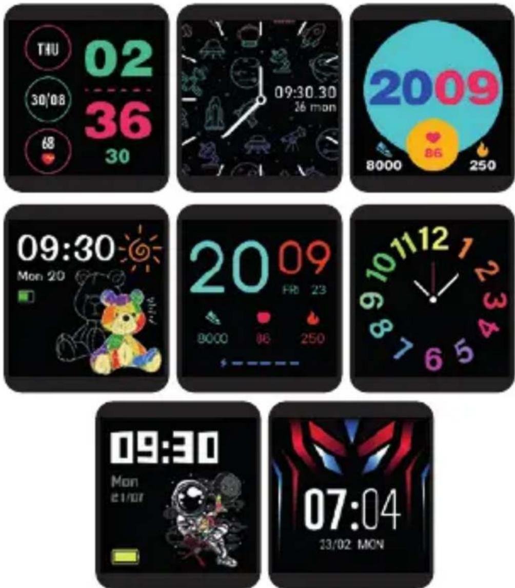 DCU Smartwatch Junior/Teens - Changer le design - 1