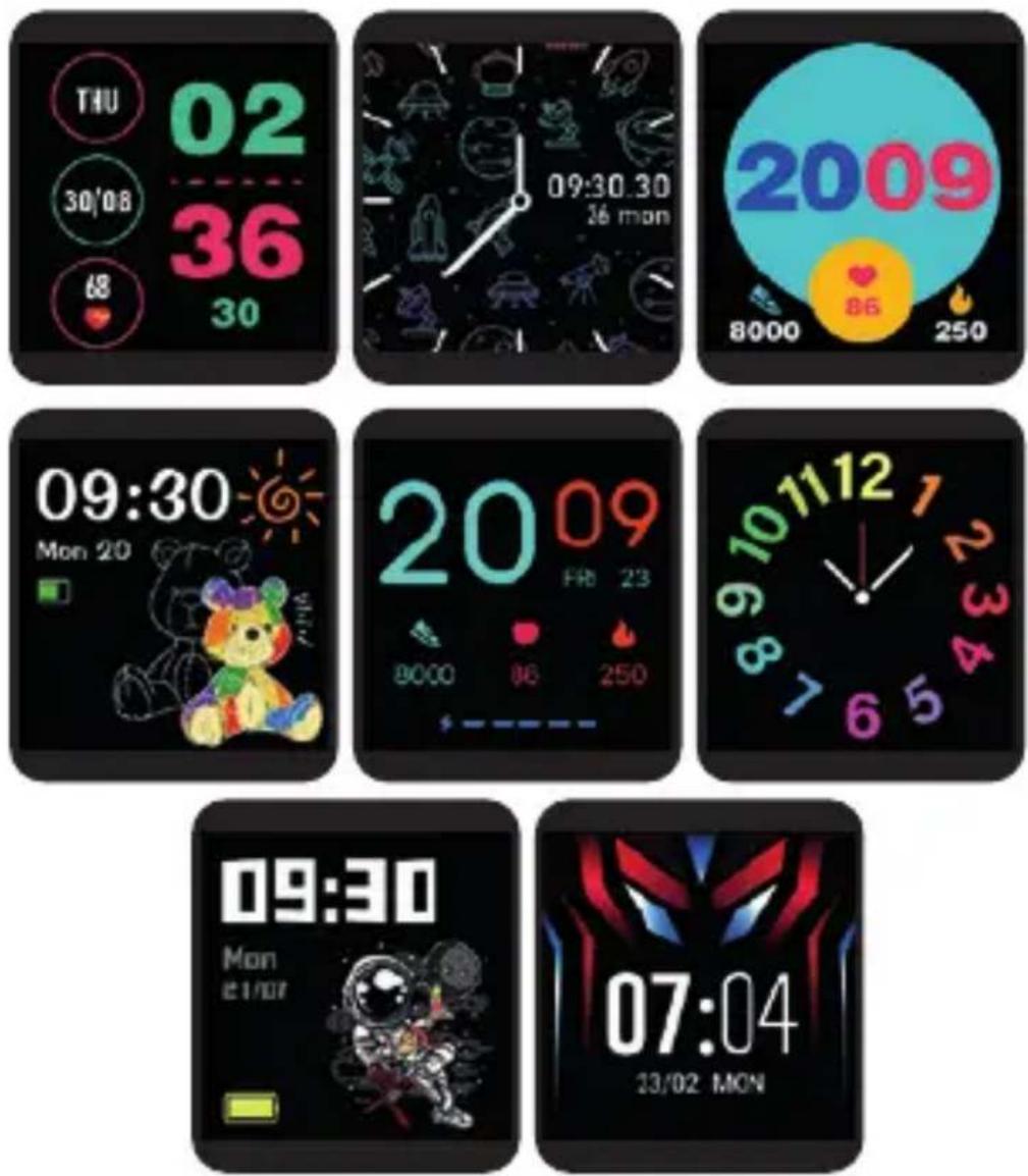 DCU Smartwatch Junior/Teens - Clock Display - 1