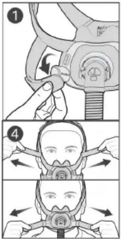 ResMed AirFit F40 - Fitting your mask - 1