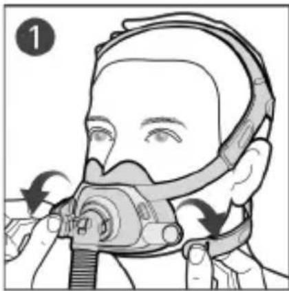 ResMed AirFit F40 - Rimozione della maschera - 1