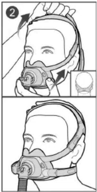 ResMed AirFit F40 - Fitting your mask - 2