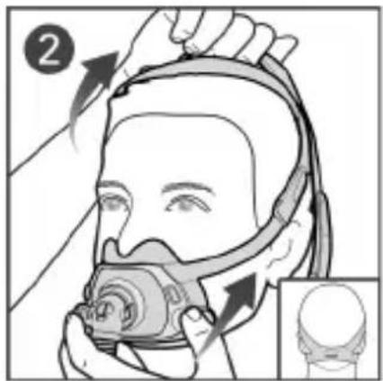 ResMed AirFit F40 - Justering af masken - 6