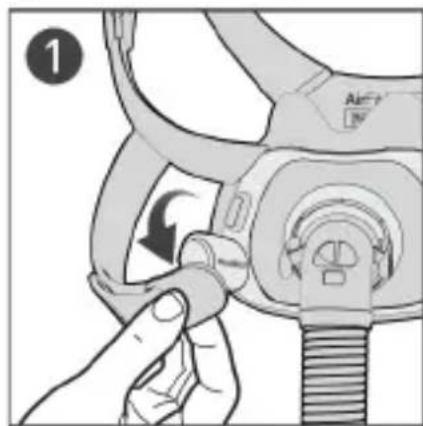 ResMed AirFit F40 - Tilpasning af masken - 1