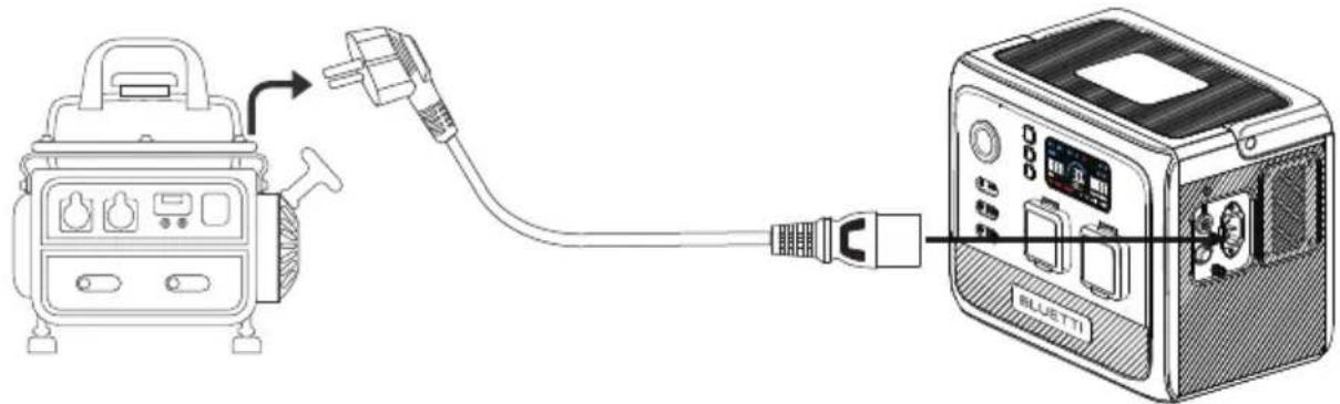 BLUETTI AC60 - Charge par générateur - 1