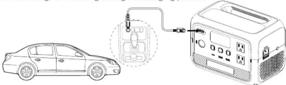 BLUETTI AC2A - Car Charging - 1
