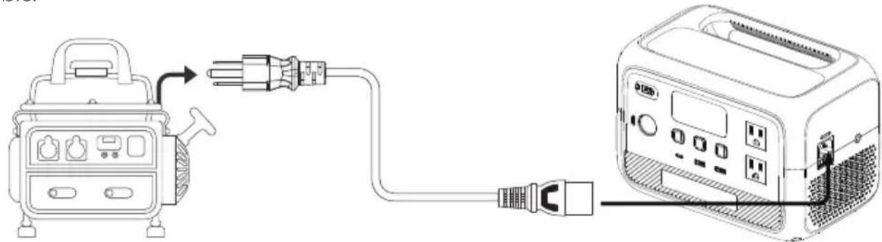 BLUETTI AC2A - Generator Charging - 1