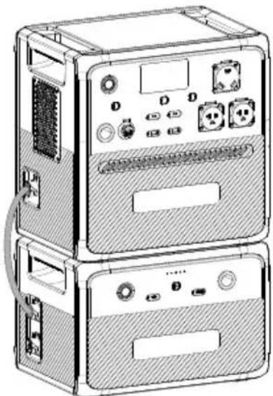 BLUETTI B210 - AC240 + B210 Expansion Connection - 2