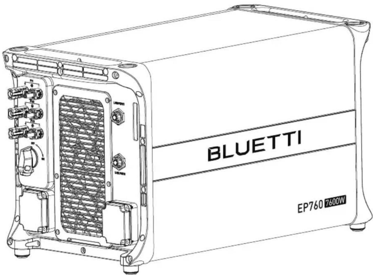 BLUETTI EP760 - Manuel d'utilisation - 1