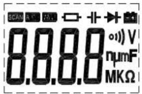 PeakTech 3710 - LCD Display - 1