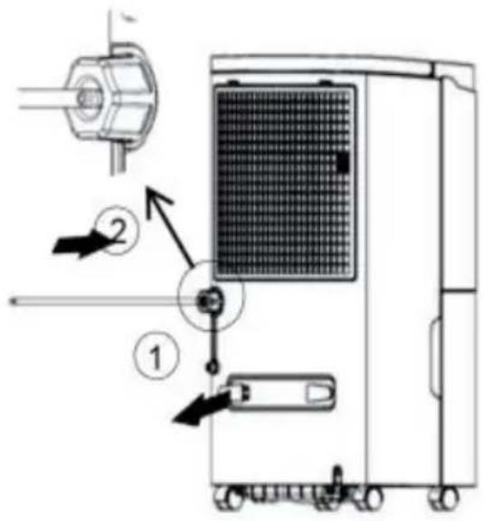 Be Cool BC50LEF2301 - Bei Verwendung mit Ablaufschlauch mit Pumpenfunktion - 1