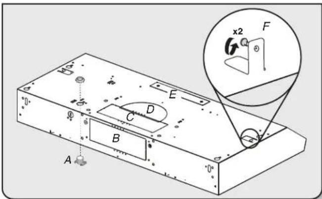 AMANA WVU17UC0JB - 9.Prepare Range Hood Vents and Mounting Tabs - 1