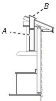 AMANA WVU17UC0JB - Évacuation par le dessus Évacuation par le mur - 1