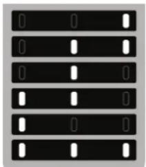 HOTPOINT SB 18012 - LEDes encendidos Seleccionar la temperatura - 1
