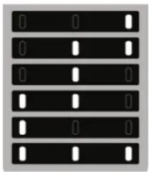 HOTPOINT SB 18012 - Leuchtende LEDs Temperatureinstellung - 1