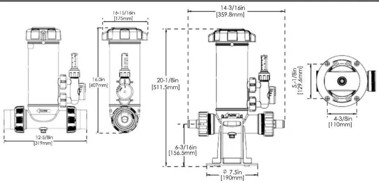 Jandy TruChlor Erosion Feeder - ADVERTENCIA - 1